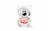 Игрушка мягкая из серии Ми-Ми-Мишки Белая тучка в футболке c пайетками, 20 см  - миниатюра №2