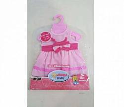Платье для куклы, розовое (Baby Dolls, B1552483sim) - миниатюра