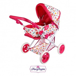 Коляска трансформер - Фантазия, малиновая (Mary Poppins, 67321)