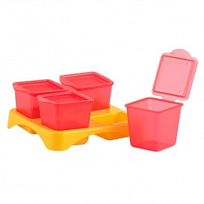 Гравитационные контейнеры для хранения еды Tubik (Lubby, 15930/96/12)