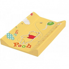 Пеленальная доска с жёстким основанием с меркой - Винни Пух, жёлтый 50 х 70 см (Okt, 8709_OKT)