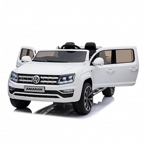 Электромобиль Volkswagen Amarok, белого цвета (ToyLand, DMD-298_белый)