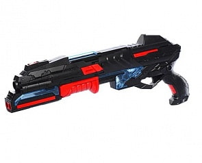 Электромеханический бластер в наборе с 10 мягкими снарядами, световые и звуковые эффекты (Junfa Toys, 689-2)