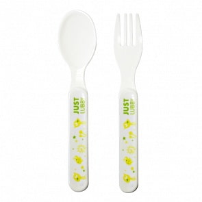 Набор: ложка и вилка - Just Lubby (Lubby, 14343/144/12)