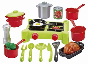 Игровой набор – Плита с продуктами Chef. 21 предмет (Ecoiffier, 2649) Игровой набор – Плита с продуктами Chef. 21 предмет (Ecoiffier, 2649)