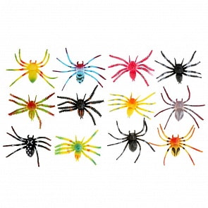 Фигурки из пластизоля Пауки 6,25-7,5 см, 12 видов (Играем Вместе, 837Z-1) (ассортимент)