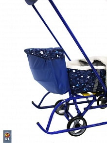 Багажник для санимобиль - синий (RT, 4999RT)