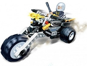 Конструктор Полицейский на мотоцикле (BANBAO, 8352)