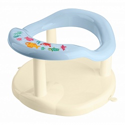 Сиденье для купания детей с декором, цвет светло-голубой (Бытпласт, 431309631) - миниатюра