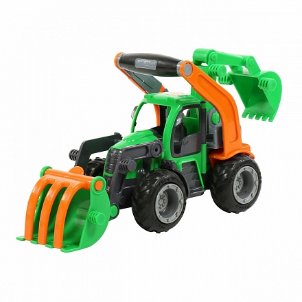 Трактор-погрузчик - ГрипТрак с ковшом 