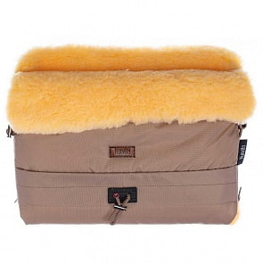 Муфта меховая для коляски Nuovita Alaska Pesco Cappuccino/Капучино (Nuovita, NUO-mALAP_2091)