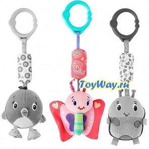 Развивающая игрушка "Звонкий дружок", Бабочка (Bright Starts, 8674-1st)