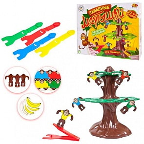 Настольная игра - Забавные мартышки (ABtoys, PT-01134)