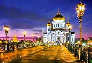 Пазл Castorland 1000 деталей, Храм Христа Спасителя, Москва (Castorland, C1000-103355)