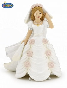 Невеста с цветами на платье (Papo, 39080_papo)