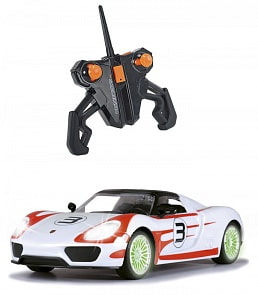 Радиоуправляемая машина Porsche Spyder, свет, звук, 2-х канальный, 1:16, 26 см. (Dickie, 19075)