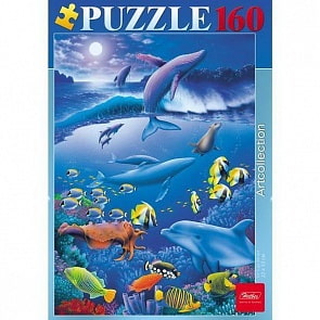 Пазл VK 160 элементов – Подводный мир (Hatber, 160ПЗ4-07943)