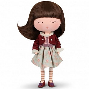 Кукла Anekke – Уют, в платье и красном топе (Berjuan, 21730BR)
