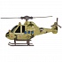 Вертолет военный, 19 см, свет и звук, подвижные элементы  - миниатюра №4