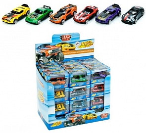 Машинка металлическая 7,5 см, несколько видов (Технопарк, 80992F-R) (ассортимент)