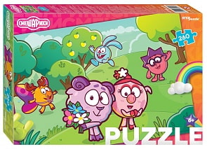 Пазлы – Смешарики, 260 деталей (Step Puzzle, 95107)