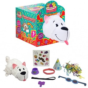 Плюшевая вывернушка-сюрприз 2-в-1 – Хаски, 23 см (1Toy, Т13645)