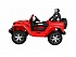 Электромобиль Джип Jeep Rubicon, красный, свет и звук  - миниатюра №1