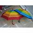 Зонт детский со свистком - Горошек, цветной, 45 см  - миниатюра №1