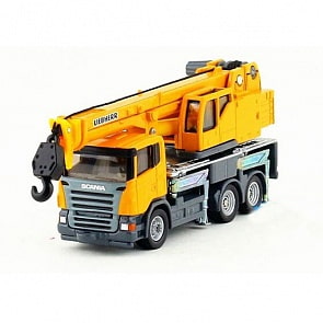 Телескопический автокран Siku Scania Liebherr, масштаб 1:87 (Siku, 1859)