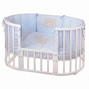 Борт в кроватку - Leprotti, голубой (Nuovita, 00-0013741)