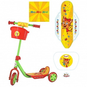 Самокат 3х колесный - Три кота (ST-PL-CATS)