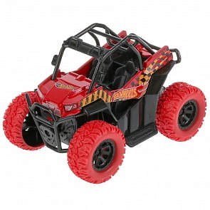 Машина багги Hot Wheels 12,5 см свет-звук двери открываются металлическая инерционная (Технопарк, 1906C119-R)