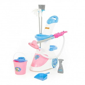 Игровой набор - Помощница-5, с пылесосом, звук (Полесье, п-59314)