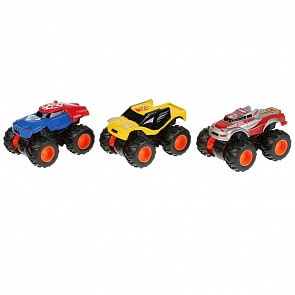 Инерционная металлическая машина - Джип Road Racing, большие колеса, 9 см (Технопарк, 1683807-R) (ассортимент)