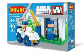 Конструктор - Полиция 2, 49 деталей (Bauer, 634b)