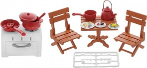 Набор мебели для гостиной из серии «Счастливые друзья», с аксессуарами (ABtoys, PT-00312)