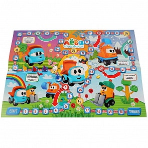 Настольная игра-ходилка Умные игры - Грузовичок Лева (Умка, 4690590181089)