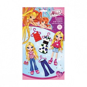 Набор для творчества – модные наряды для кукол «Винкс» (Multiart, DFD-FT100sim)