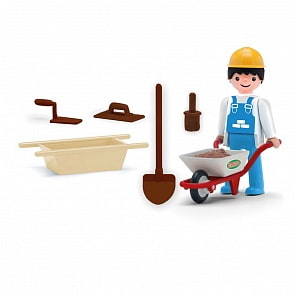 Фигурка строителя-каменщика 8 см с аксессуарами (Efko, 31218EF-CH)
