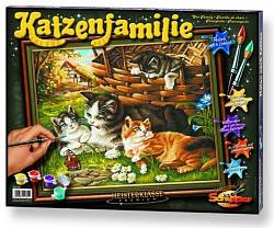 Семейство кошачьих, 40*50 см (Schipper, 9130361) - миниатюра