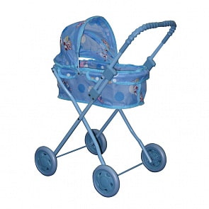 Коляска-люлька с металлическим каркасом (1toy, Т53129)