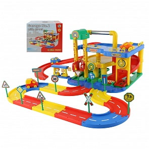 Гараж №1 с дорогой, в коробке (Полесье, п-37831)