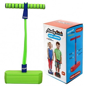 Тренажер для прыжков MobyJumper со звуком, зеленый (Moby Kids, 68553)