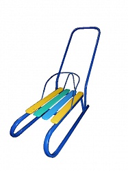 Санки кукольные - Лиза-2, синие (Усть-Люга, 88627) - миниатюра