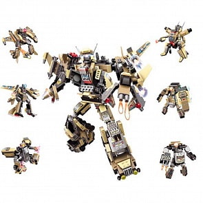 Конструктор Blockformers Transconnector - Терра-транскоммандер, 6 видов (1toy, Т18968) (ассортимент)