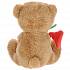 Мягкая игрушка - Медвежонок Сэмми с красной каллой, музыкальный, 18 см.  - миниатюра №2