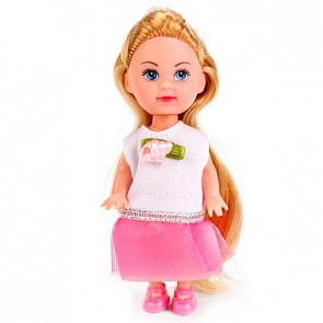 Кукла Машенька – Балерина, 12 см. (Карапуз, MARY15684-BBsim)