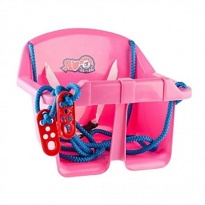 Качели - Технок с барьером безопасности, розовые (RT, 5273RT)