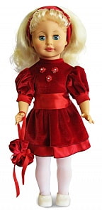 Интерактивная кукла Людмила 9 со звуковым устройством, высота 52.5 см (Весна,  В1891/о/С1891/о)