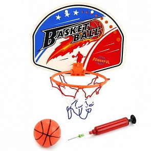 Набор для игры в баскетбол, щит с кольцом, мяч, насос (Shantou Gepai, B1661409sim)